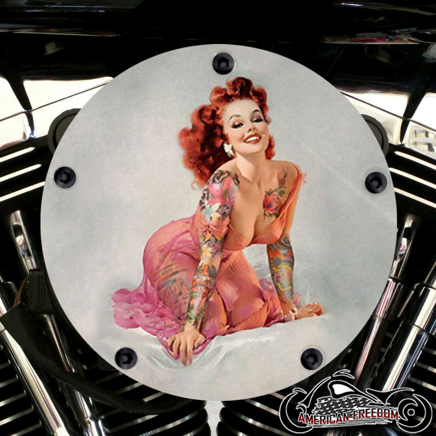 Harley Davidson High Flow Air Cleaner Cover - Red Head Blankets